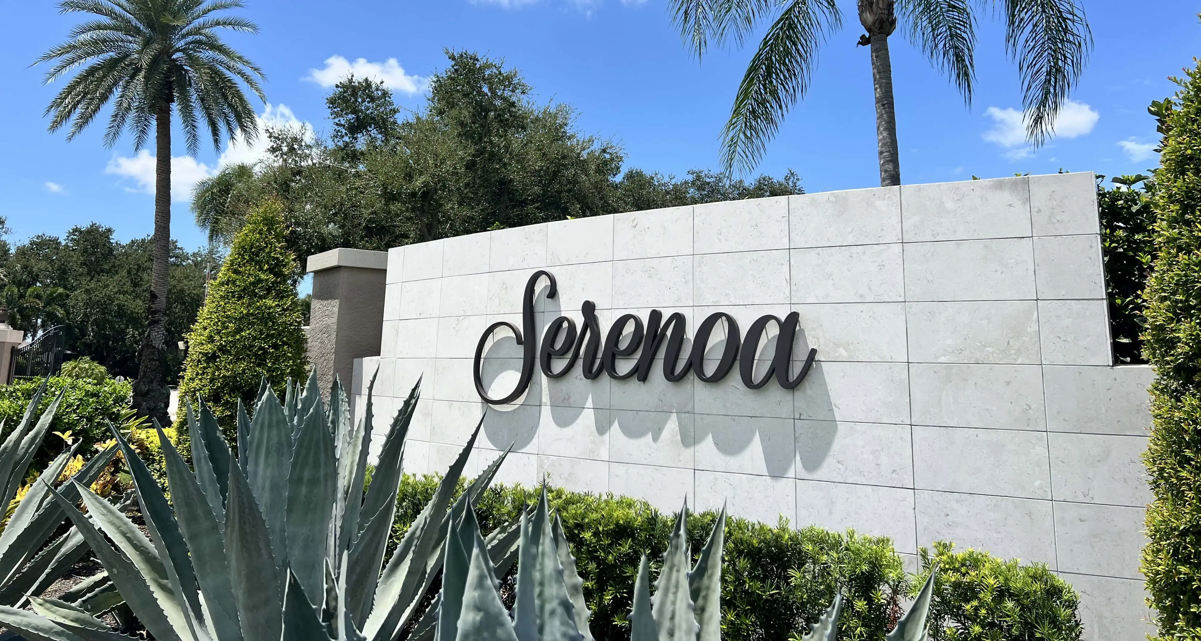 Serenoa Country Club Entrance Sign in Sarasota